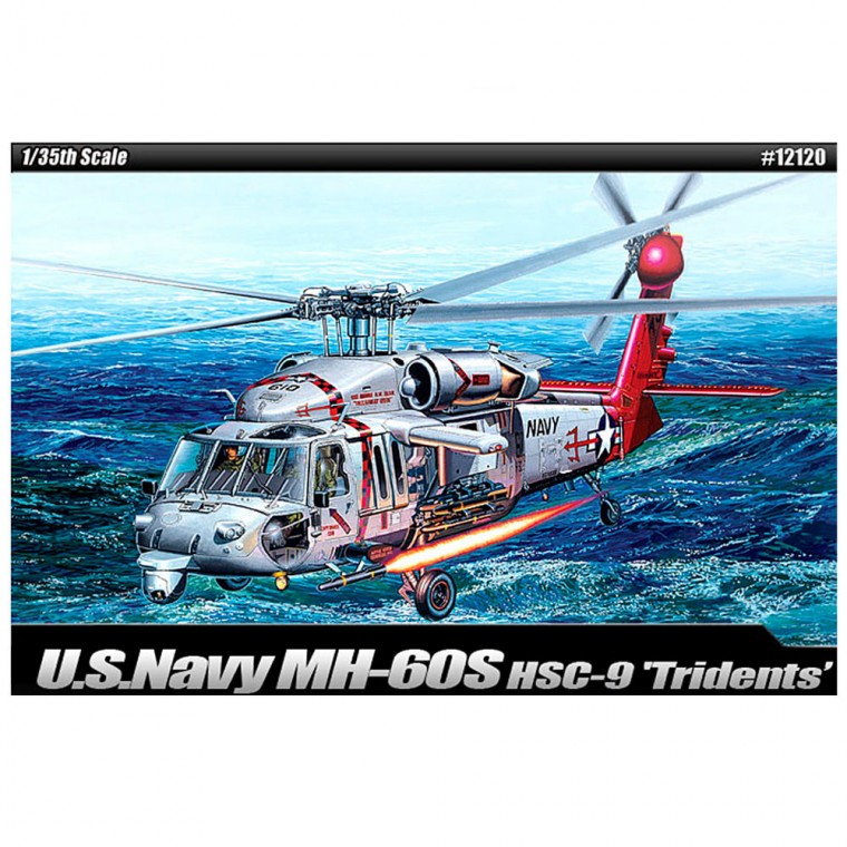 아카데미 1대35 U.S.Navy MH-60S HSC-9 트라이던츠 (12120)