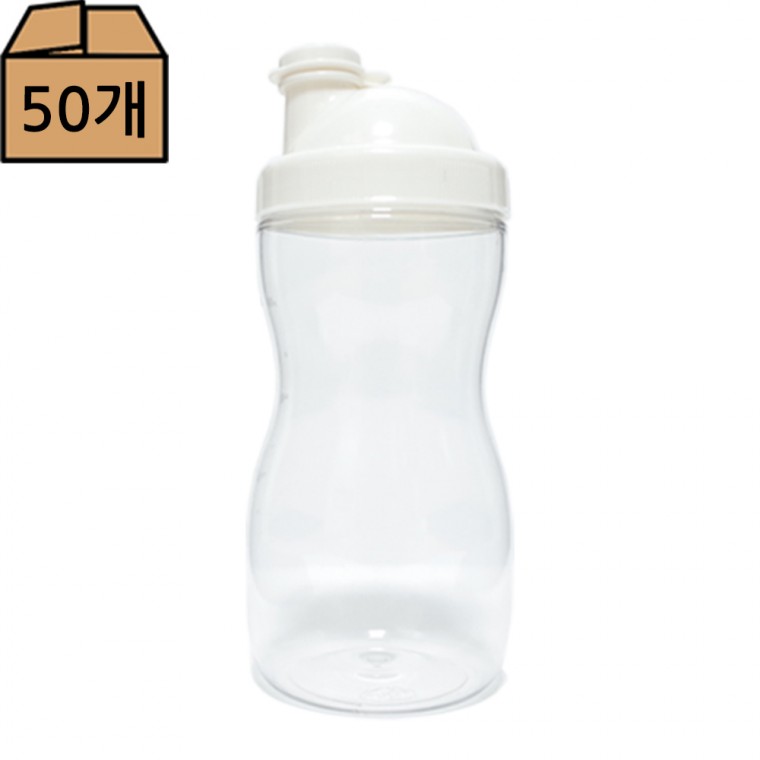 쉐이크통 50개 1박스 대량 500ml 쉐이커 단백질 보충제 스포츠 헬스 물병 보틀