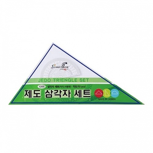 [스타박스] 1500 제도 삼각자세트 / 24개입 / 99509