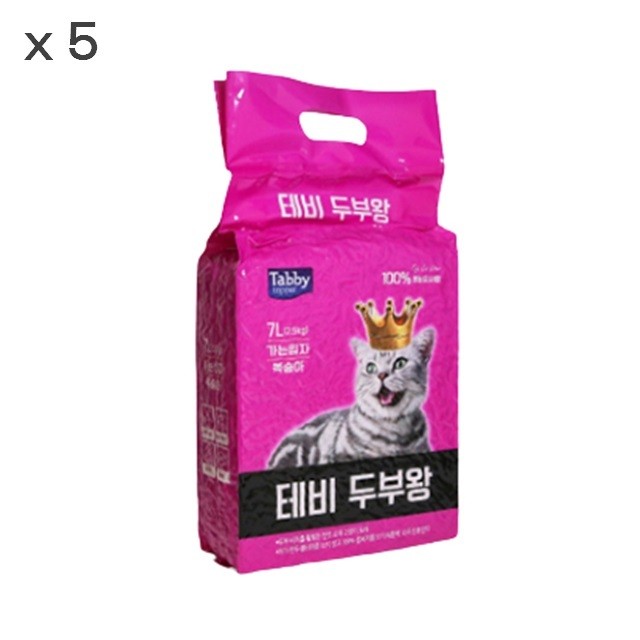 두부 가는입자 복숭아 7L(2.5kg)x5개 1박스 응고모래