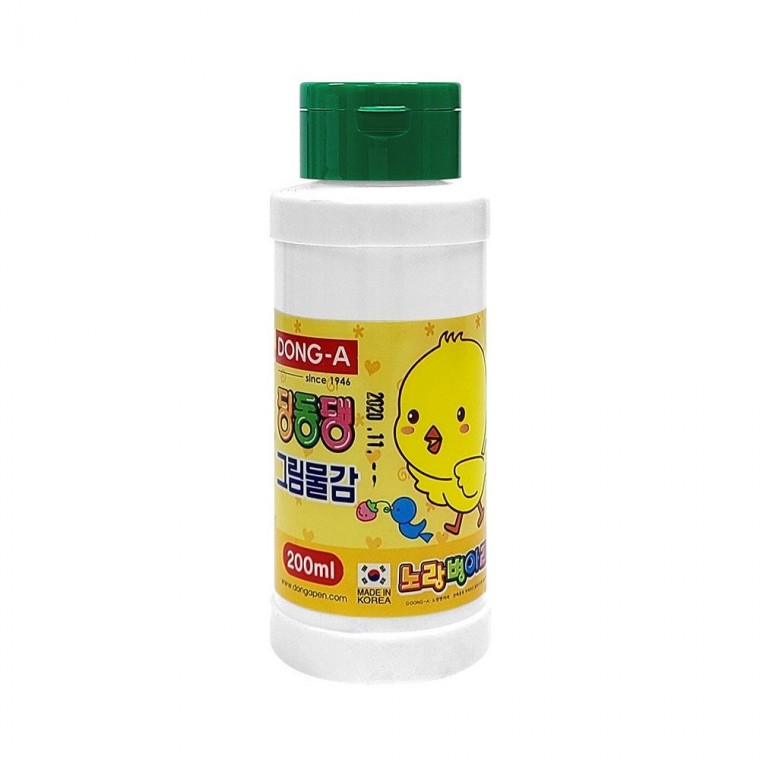 [동아] 단색물감 딩동댕물감 초록 200ml 12개입