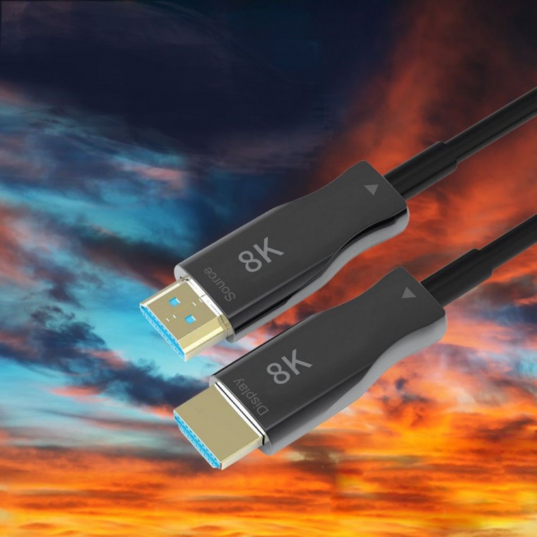 HDMI 2.1 AOC 리피터 광케이블 15M 8K60Hz 4K120Hz