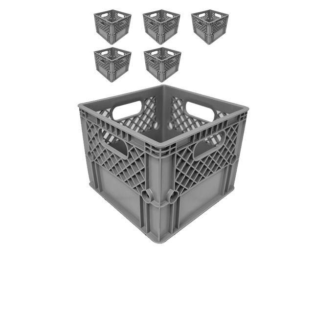 23L 우유상자 회색 X 6개입