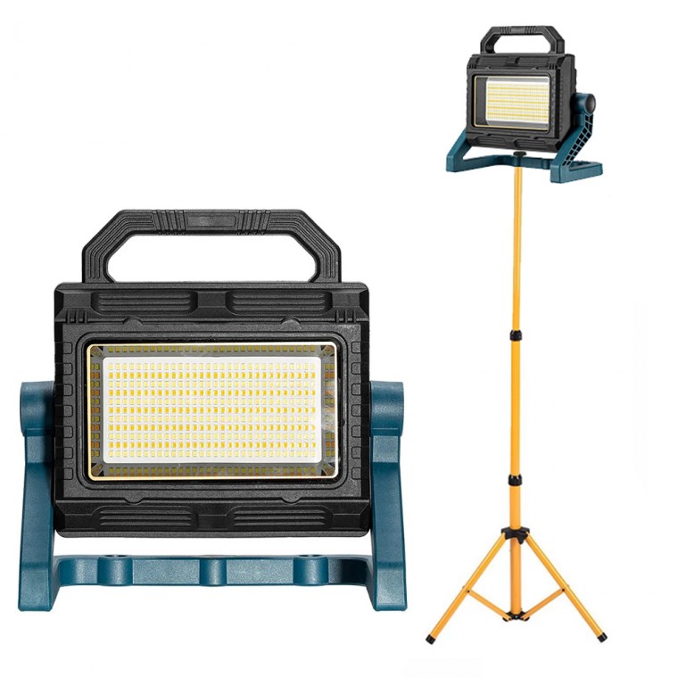 330구 LED 충전식 야외 멀티 랜턴 조명등 작업등 투광기 8102 투광등1개 스탠드1개