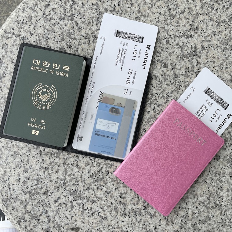 해외여행 여권케이스 여권보관 지갑 카드 티켓 수납