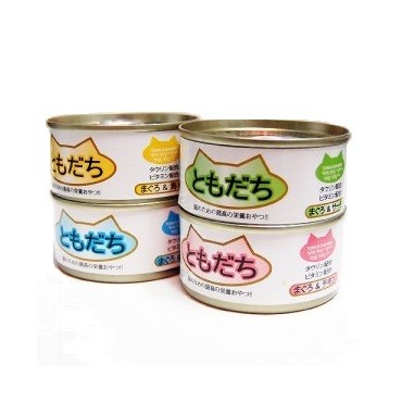 도모다찌 고양이 콤보4종 캔 80g x 24개입 (1BOX)