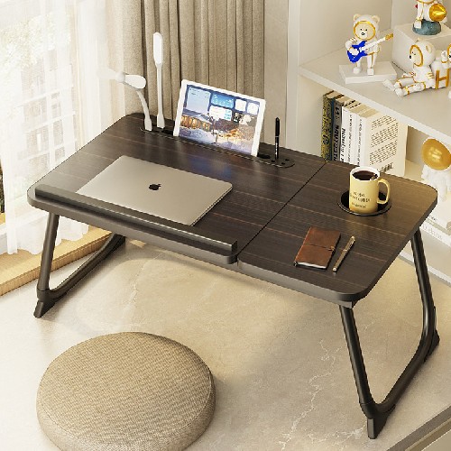 USB 폴딩 접이식 각도조절 테이블 책상 노트북테이블 USB포트 침대테이블 좌식책상