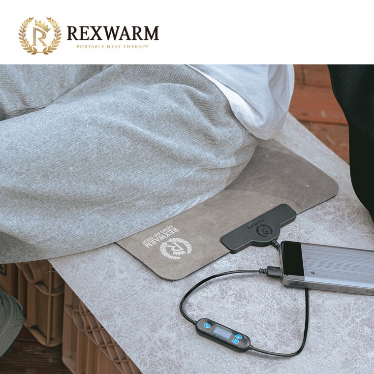 전자파없는 임산부 온열방석 USB 보조배터리로 휴대가 간편한 무선 탄소매트 1인용 전기방석/원적외선/캠핑