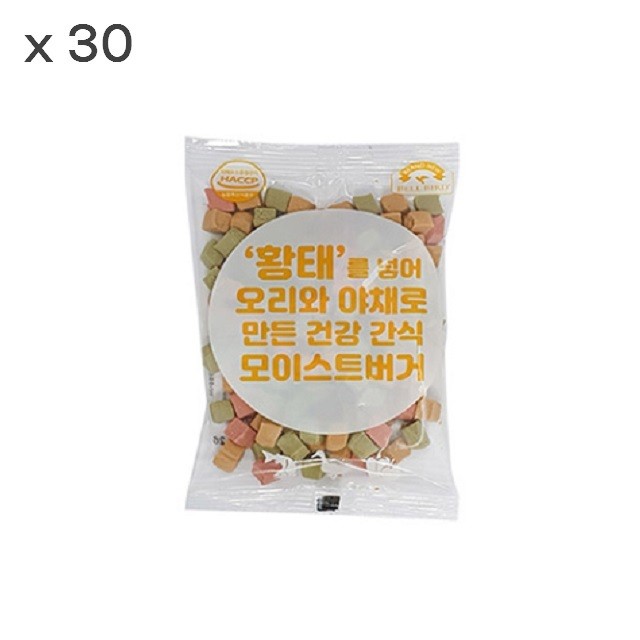 황태오리버거 100g 30개입 1박스 영양간식 애견간식 애견간식 훈련용간식 소프트타입 영양간식 스낵