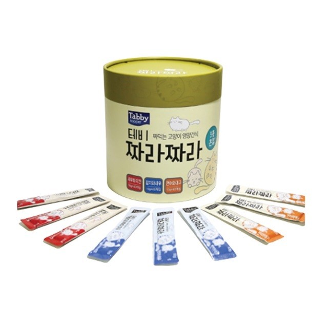 새우와치킨 참치와새우 연어와대구 짜라 3종혼합 120p 고양이간식 맛있는간식 캣간식 츄르 파우치간식