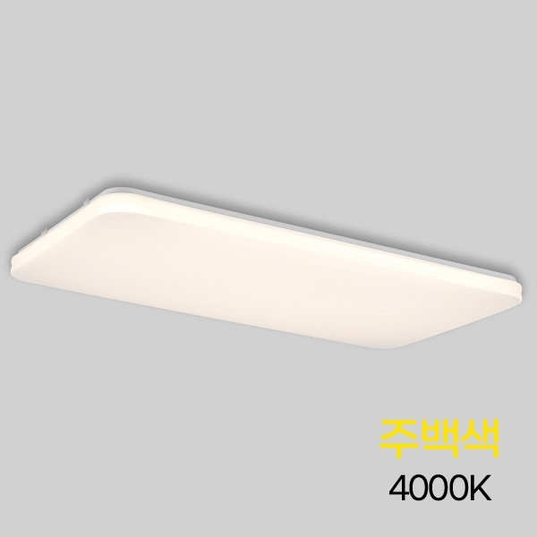 거실등 LED 2등 50W 주백색 4K KS