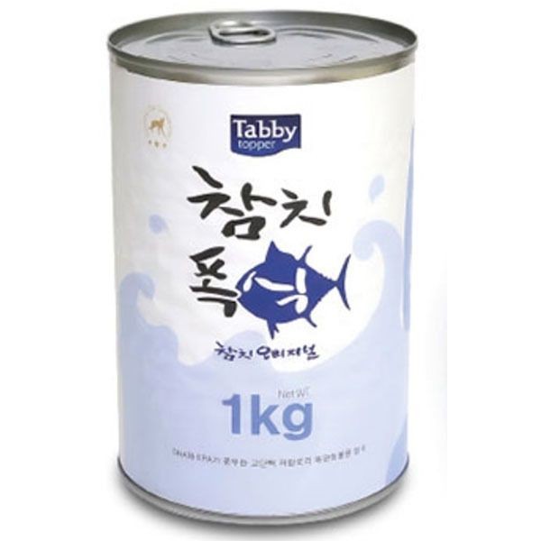 테비 고양이 캔 통조림 간식 참치오리지널 1kg 6p1box