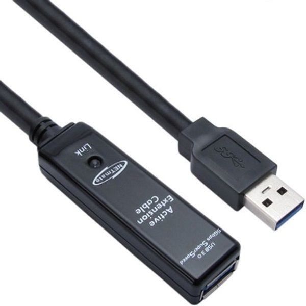리피터 케이블 데이터 전송 신호 증폭기 USB3.0 5m