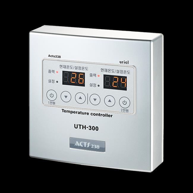 우리엘전자 UTH-300 2난방 6Kw 고용량 온도조절기