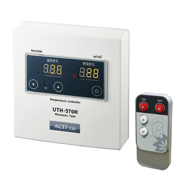 우리엘전자 UTH-370R 1난방 리모컨포함 7Kw 온도조절기