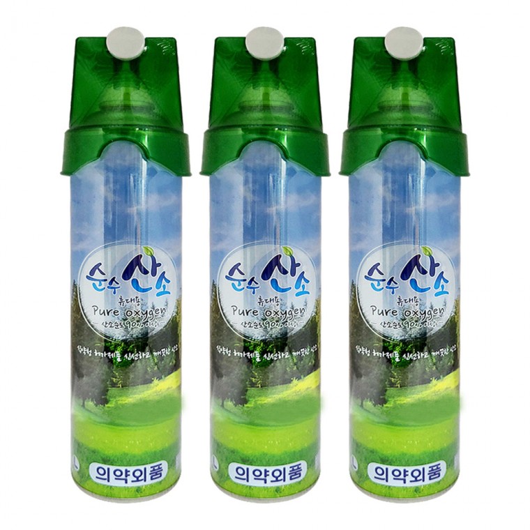 순수산소 816ml 3개