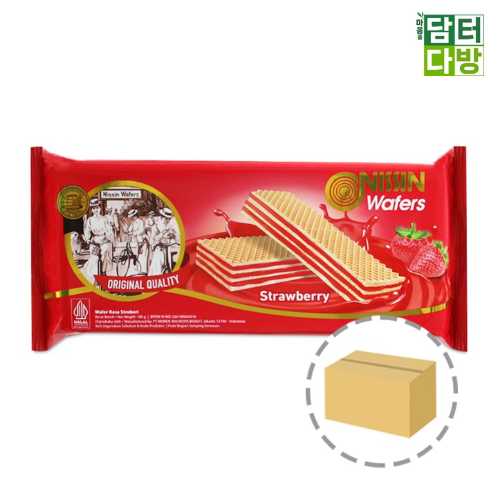 니신 와퍼 딸기맛 100g 1BOX (30개입)