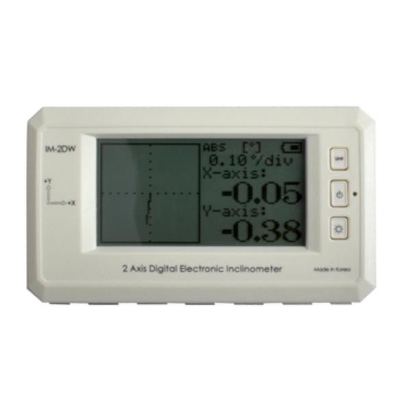 한도 디지털 X Y 전자수평기(동도) IM-2D-W 0.1 - 0.01도 0.01도 2D(X Y축 측정) 1EA