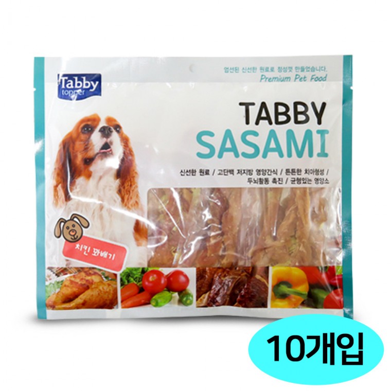 테비 사사미 치킨 꽈배기 (300g x 10개)