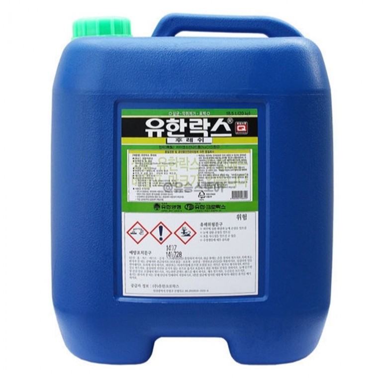 유한락스 후레쉬 말통 18.5L 20kg 1개