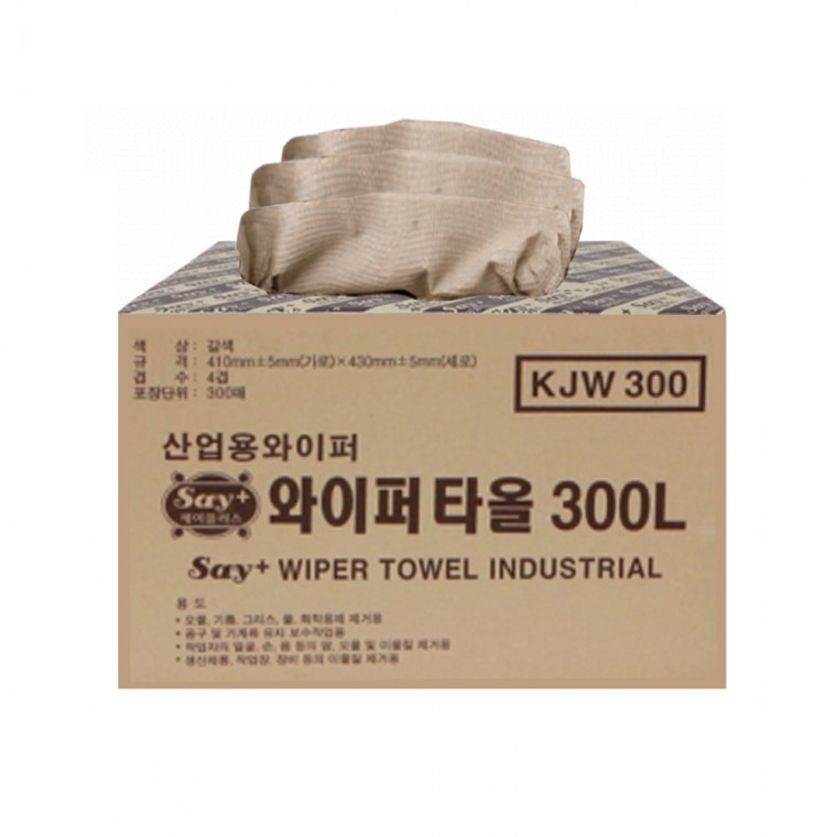 와이프올 페이퍼타올 산업용와이퍼 300매