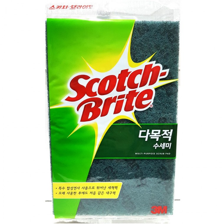 업소용 식자재 식품 수세미(3M 청색 )X200