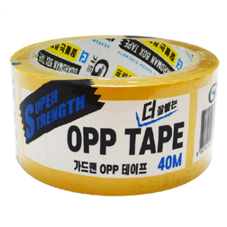 GUARDMAN OPP 박스테이프 미색 일반 40m (50개입) 1박스 포장테이프