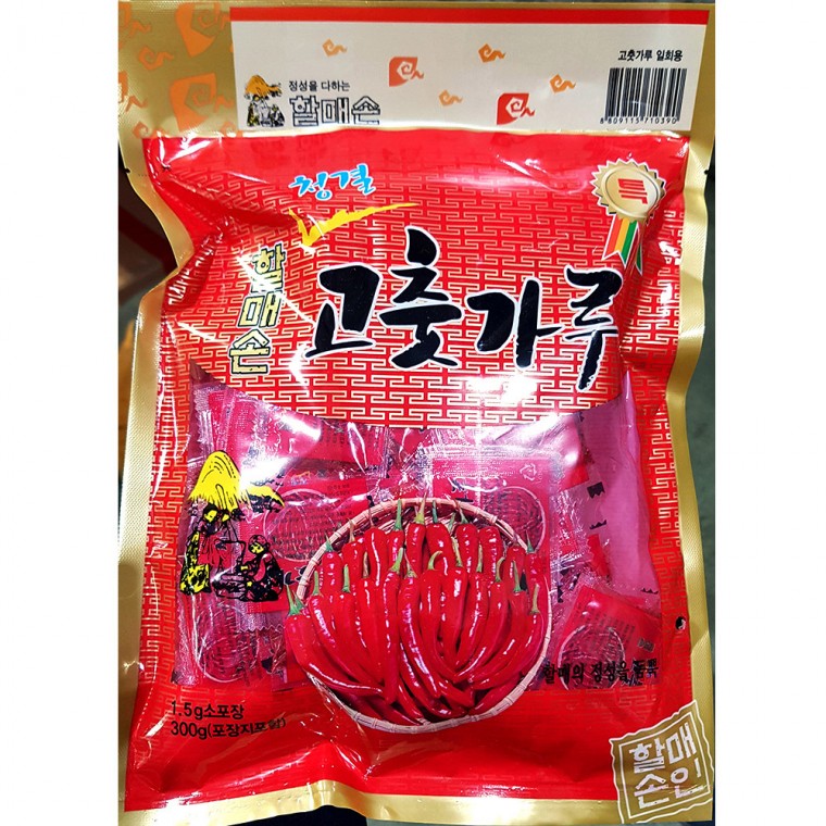 업소용 식자재 식품 고춧가루(할매손 일회용 1.5g)X10