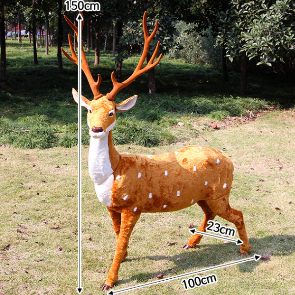 150cm 크리스마스사슴장식 인테리어소품 사슴인형