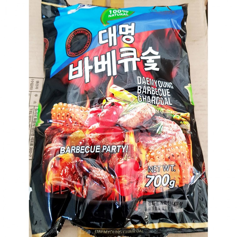 업소용 식자재 식품 바베큐숯 700g(대명 장터)X20개