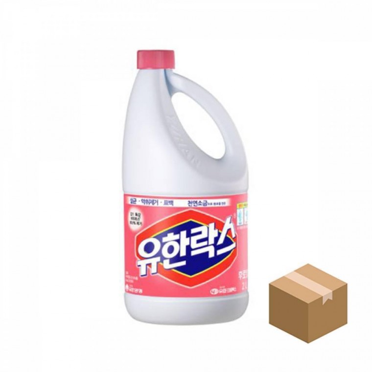 유한 락스 후로랄 2L x 6개 BOX 향락스 청소 세정제