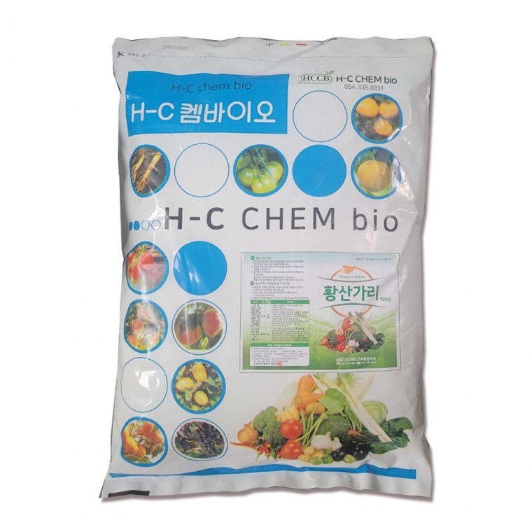 황산가리10kg- Hcc 황산칼륨비료 유황성분다량함유 가리 칼륨 계분