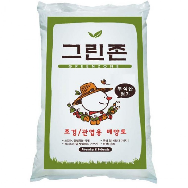 50L 그린존 - 조경 관엽용 배양토 텃밭가꾸기 분갈이 부식산