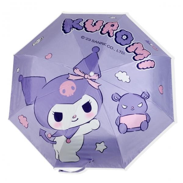 산리오 우양산 3단 자외선차단 자동 우산 양산 겸용