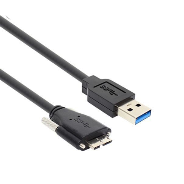 데이터 케이블 USB3.0 AM Microb 락케이블 연장선 2m