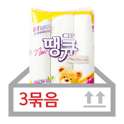 땡큐 데코3겹 16m*30롤*3개