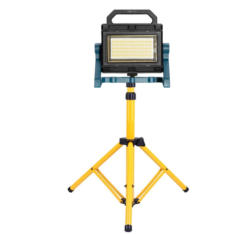 강력한밝기 LED 충전식 야외 캠핑 작업등 랜턴 조명등 투광기 8102 투광등 1개 스탠드1개
