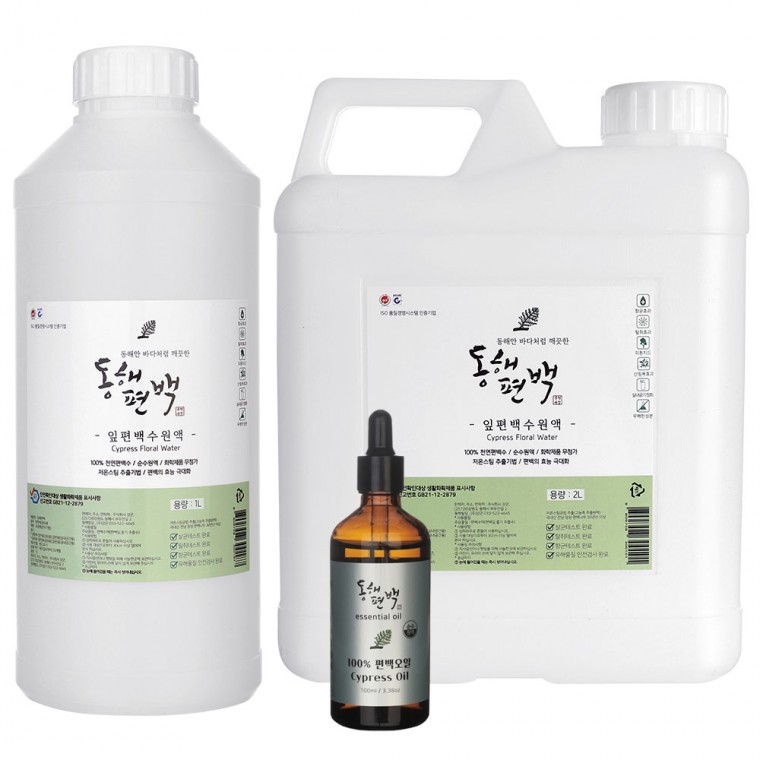 동해편백 잎편백수 20L + 오일 100ml 1개