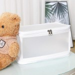 투명 옷 옷수납박스 공간 접이식 이불정리 보관박스