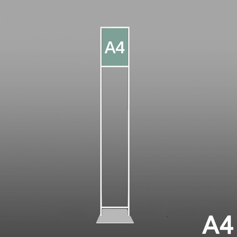 A4 양면삽입식 슬림 모던입간판 SMD-A4W 백색