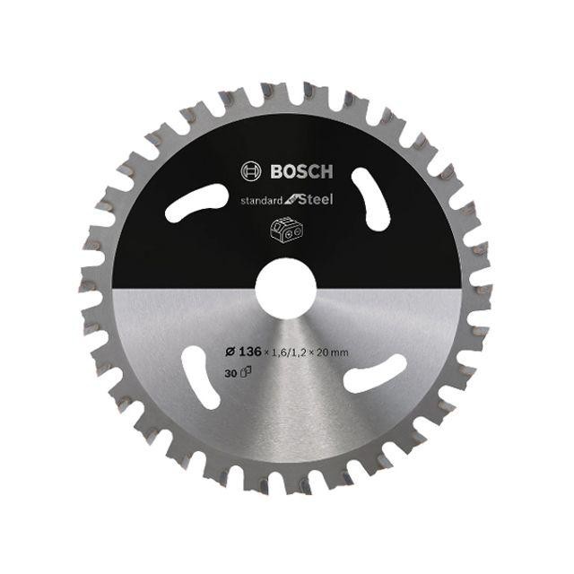 보쉬 무선톱 원형 톱날 스틸용 136MM 30T