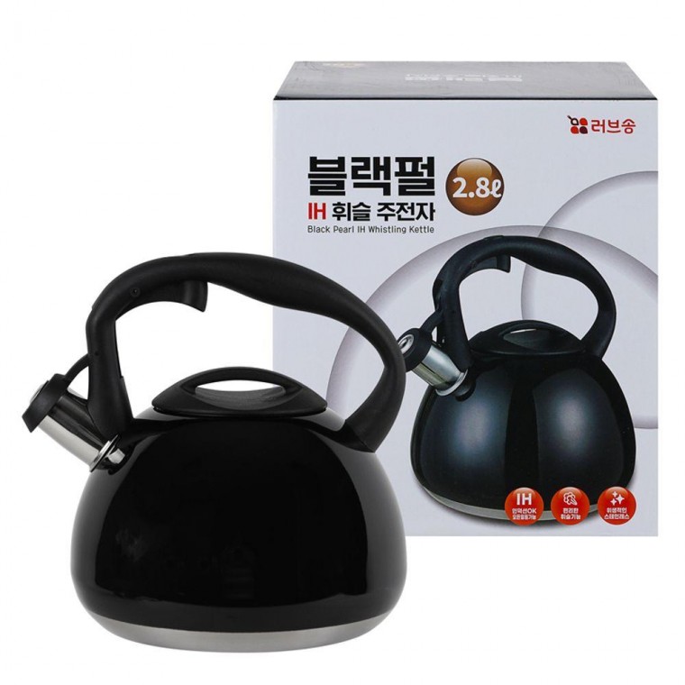 블랙펄 인덕션 휘슬 주전자 2.8L