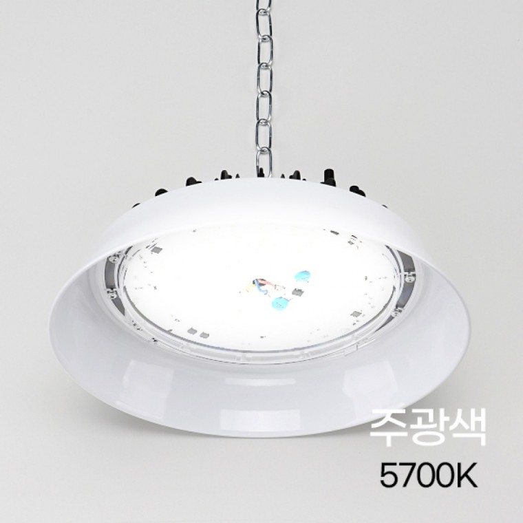 공장등 LED 고효율 100W AC 주광 체인 갓포함