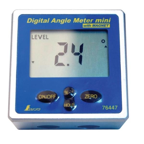 신와 디지털앵글미터 S-76447 90도 x 4방향(360도) 0.1도 +-0.2도(+-3.5mm/m) EA