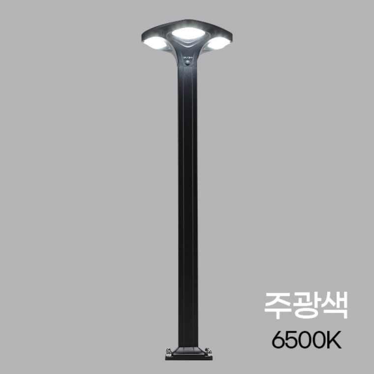 태양광 LED 잔디등 클로버 H1000 주광