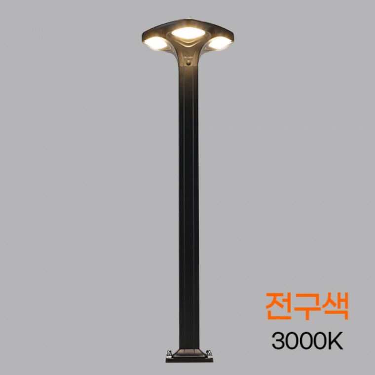 태양광 LED 잔디등 클로버 H1000 전구