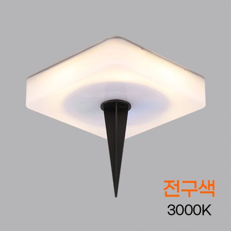 태양광 LED 지주식 사각 140MM 전구