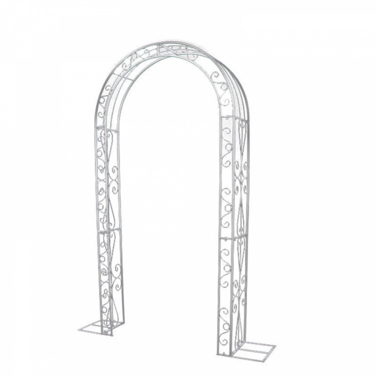 철제 가든 아치(A) (화이트)