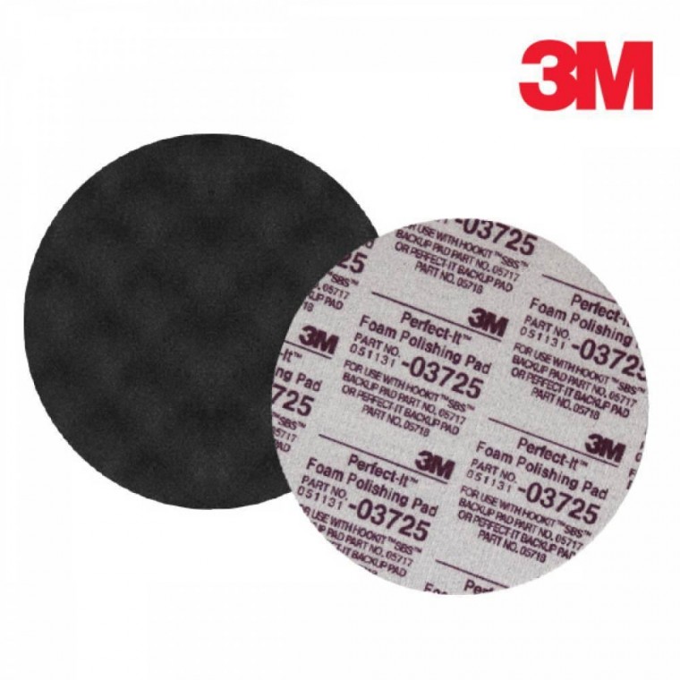 3M 광택 스폰지 패드 3725 1SET 2EA