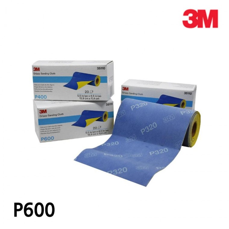 3M 논슬립 사각연마지 P600 PN35111